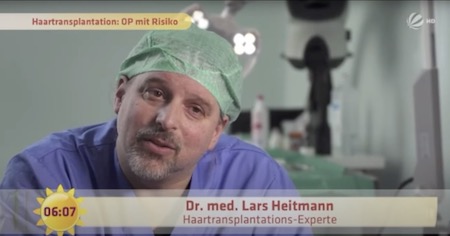Haartransplantation: Ist der Eingriff dieses Risiko wert? - Dr. Lars Heitmann bei SAT 1